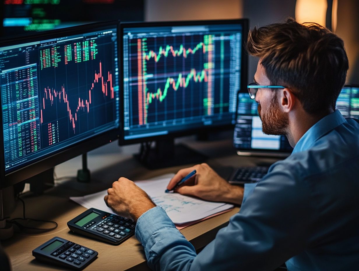 Illustration of techniques for measuring risk in trading.