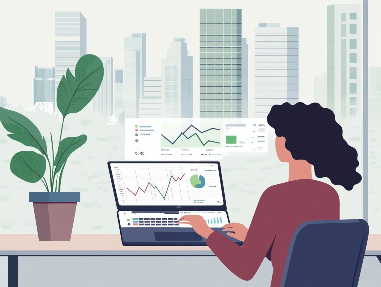 A visual representation explaining the concept of robo-advisors in investing.