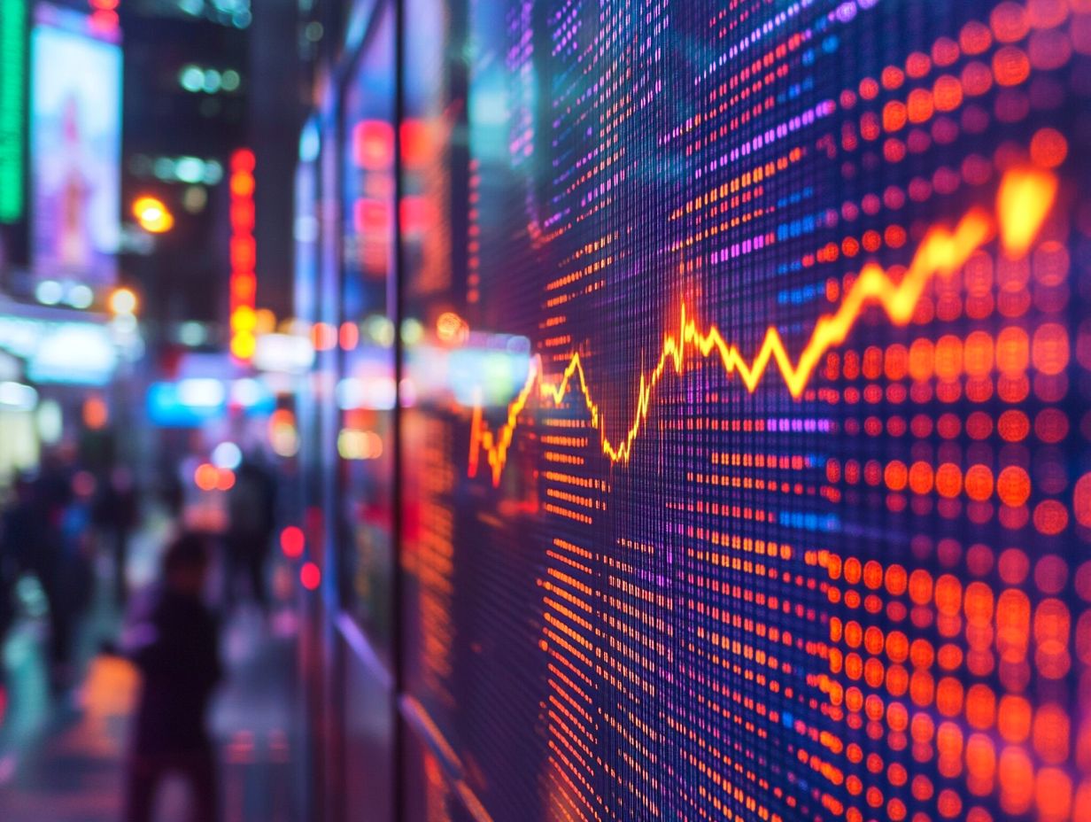 Visual representation of factors that impact stock market indices