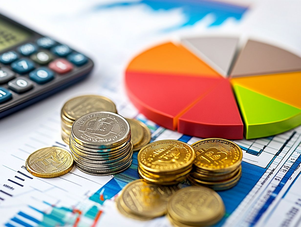 Diagram illustrating diversification and asset allocation strategies for investments