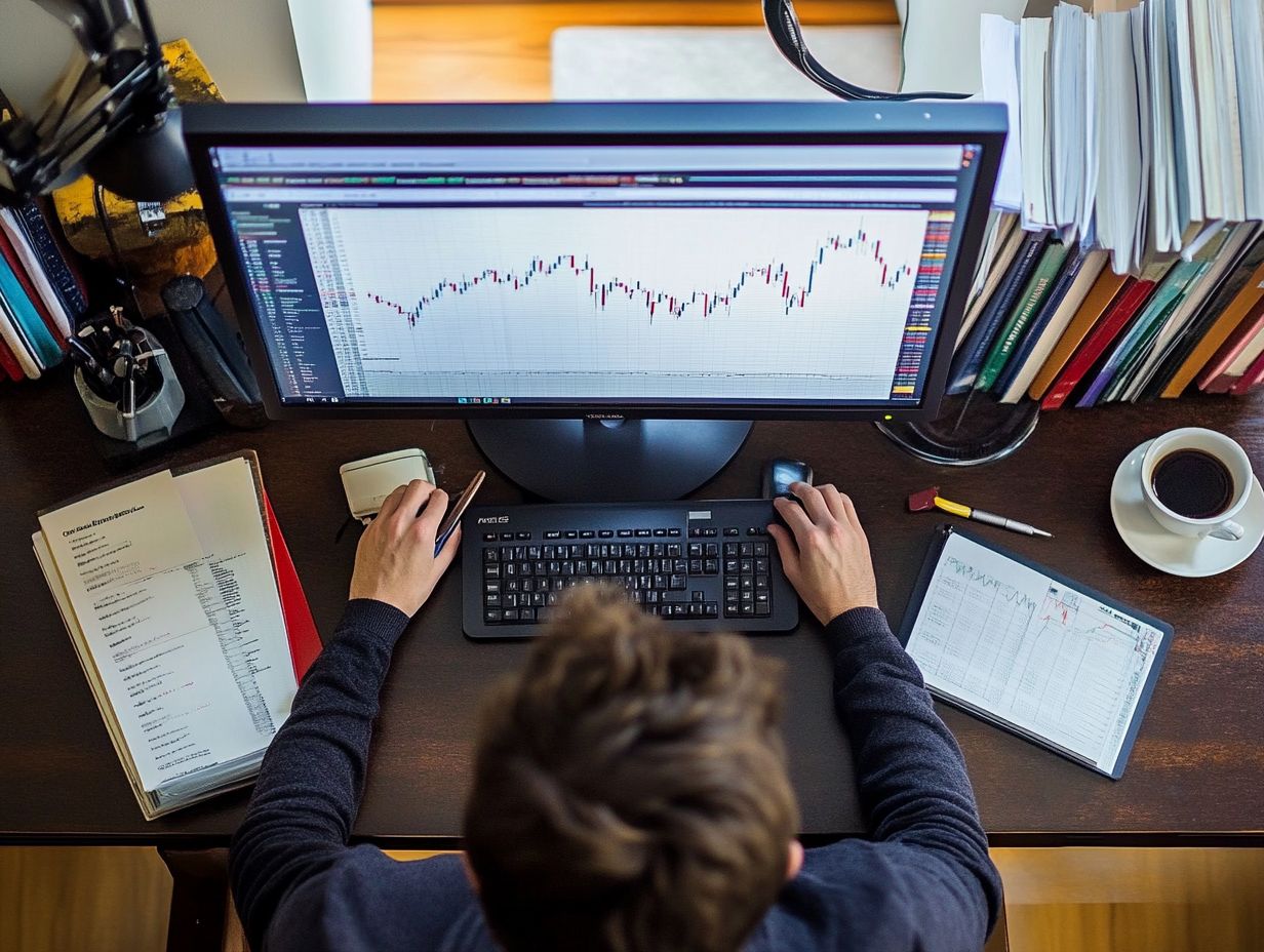 Visual summary of key takeaways on interpreting technical indicators