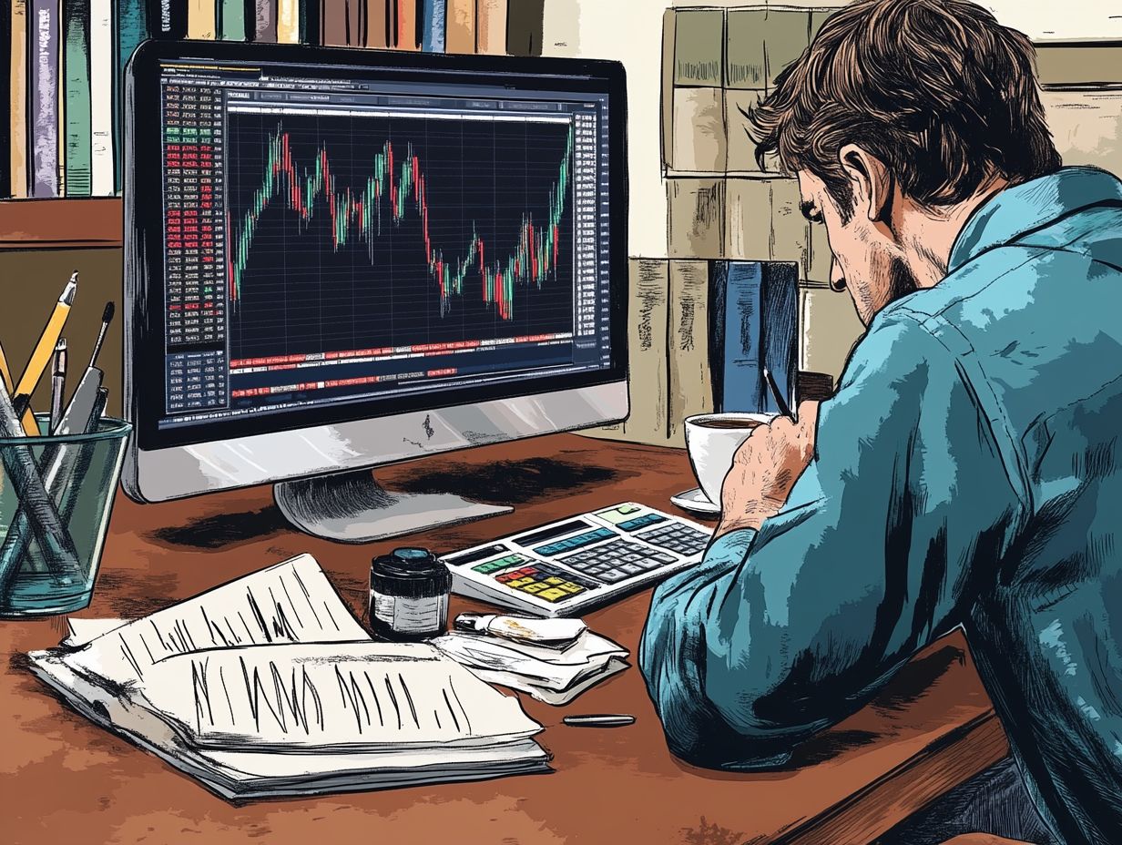 Illustration of strategies for combining technical indicators in trading