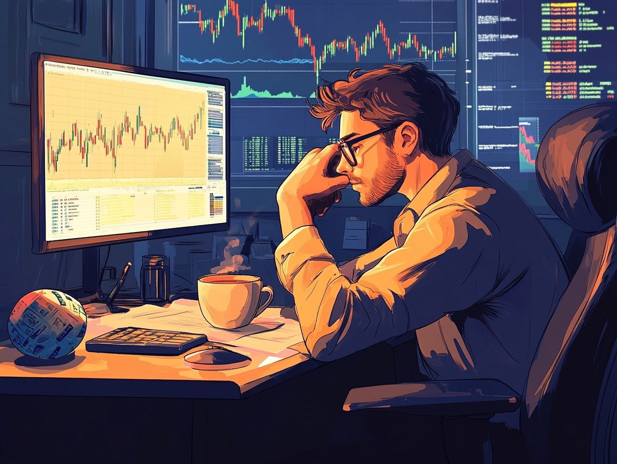 Illustration showing key takeaways for emotional control in trading.