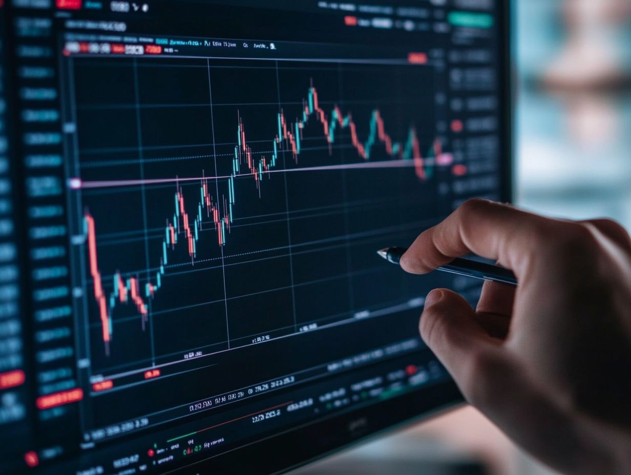 What are the basic elements of a stock chart?