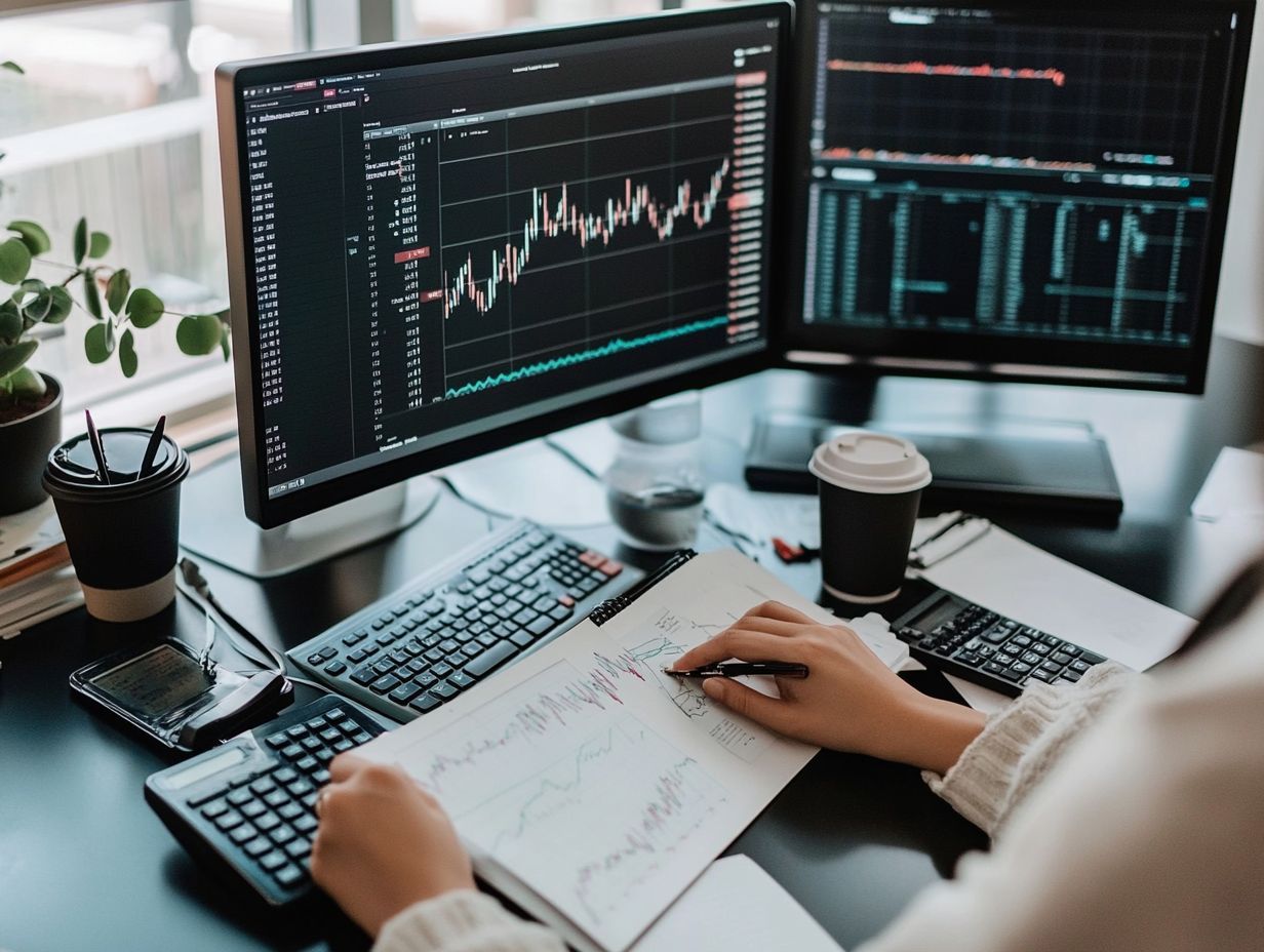 An illustration explaining the use of Technical Analysis in Risk Management.