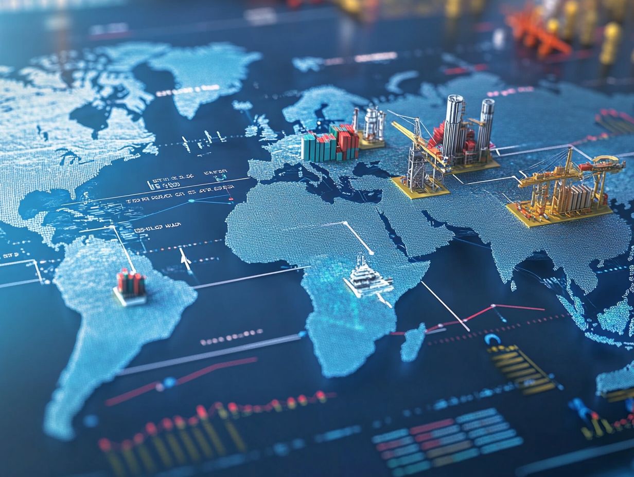 Visual summary of key trends in global commodity markets