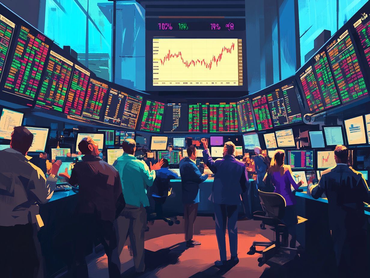 Illustration of the link between risk and market sentiment