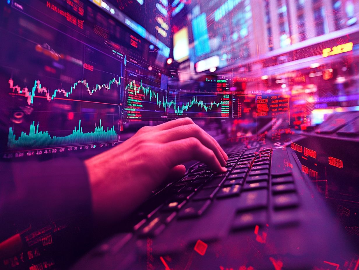 Illustration explaining the impact of risk tolerance on trading decisions.