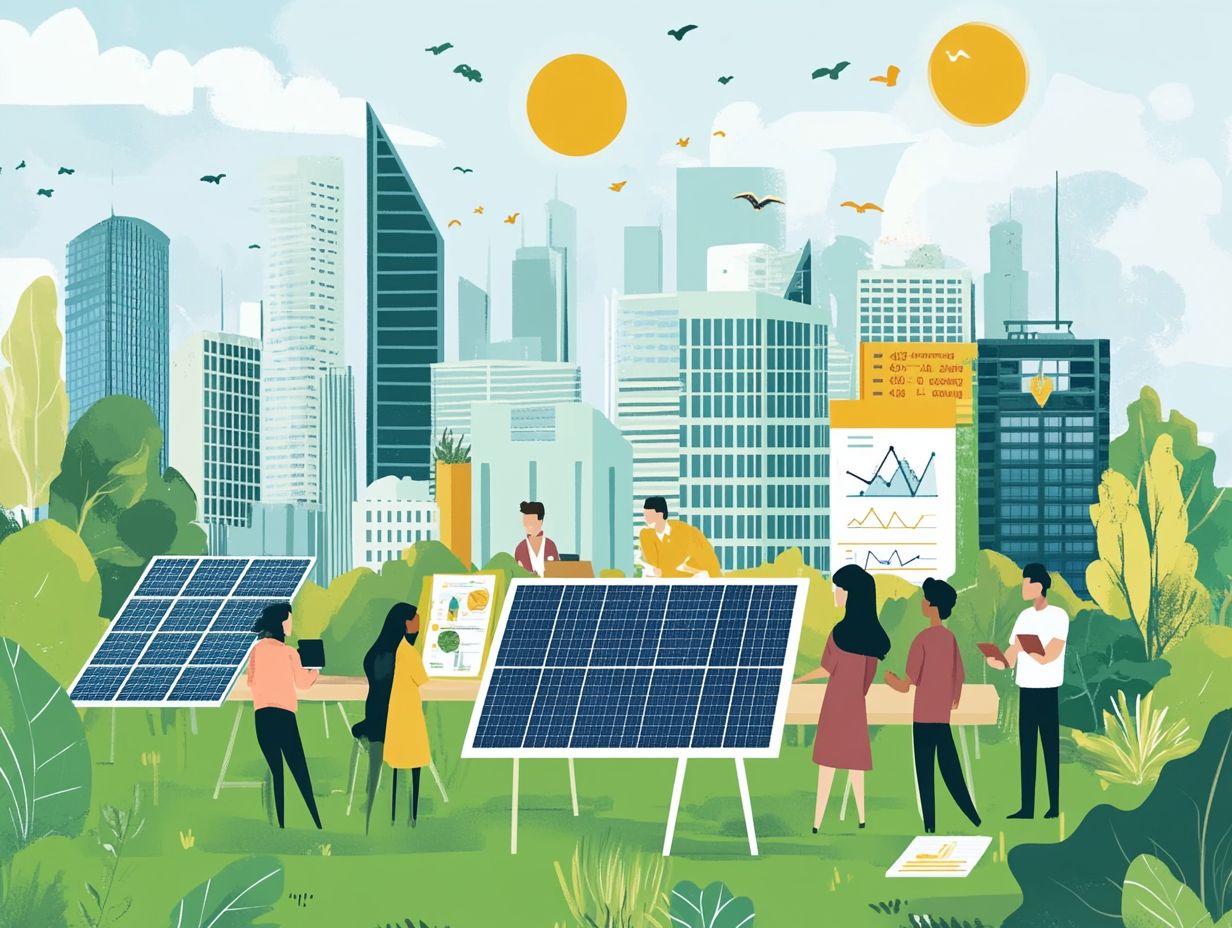 Graphical representation of the rise of ESG investing