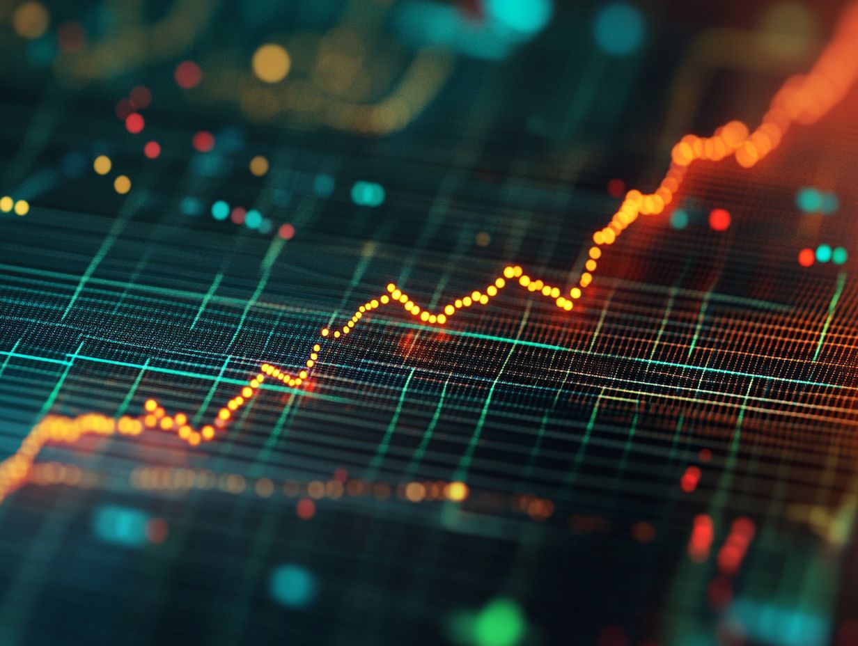 Illustration showing the risks of volatility in finance