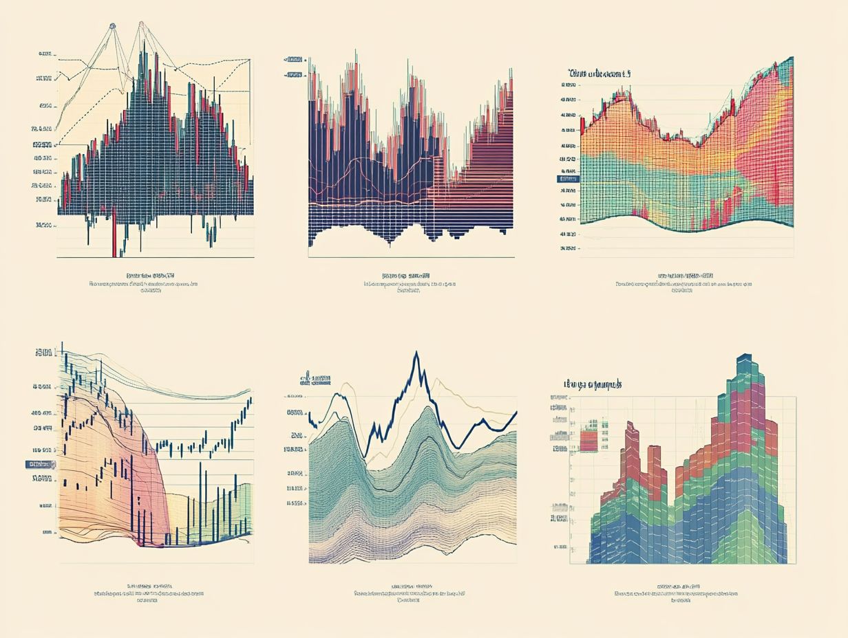 Visual representation of key chart patterns for traders.