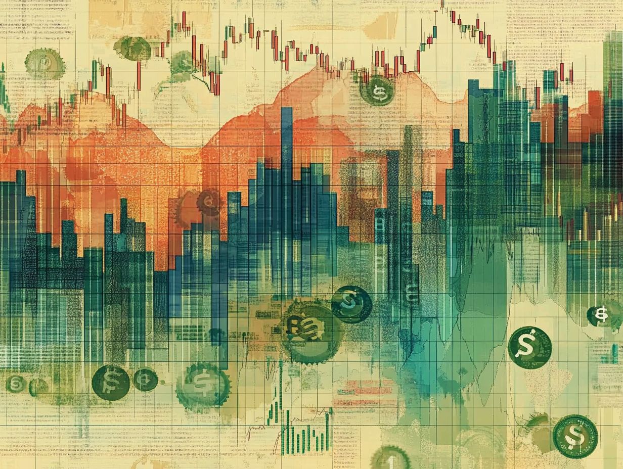 Graph showing market distribution phase