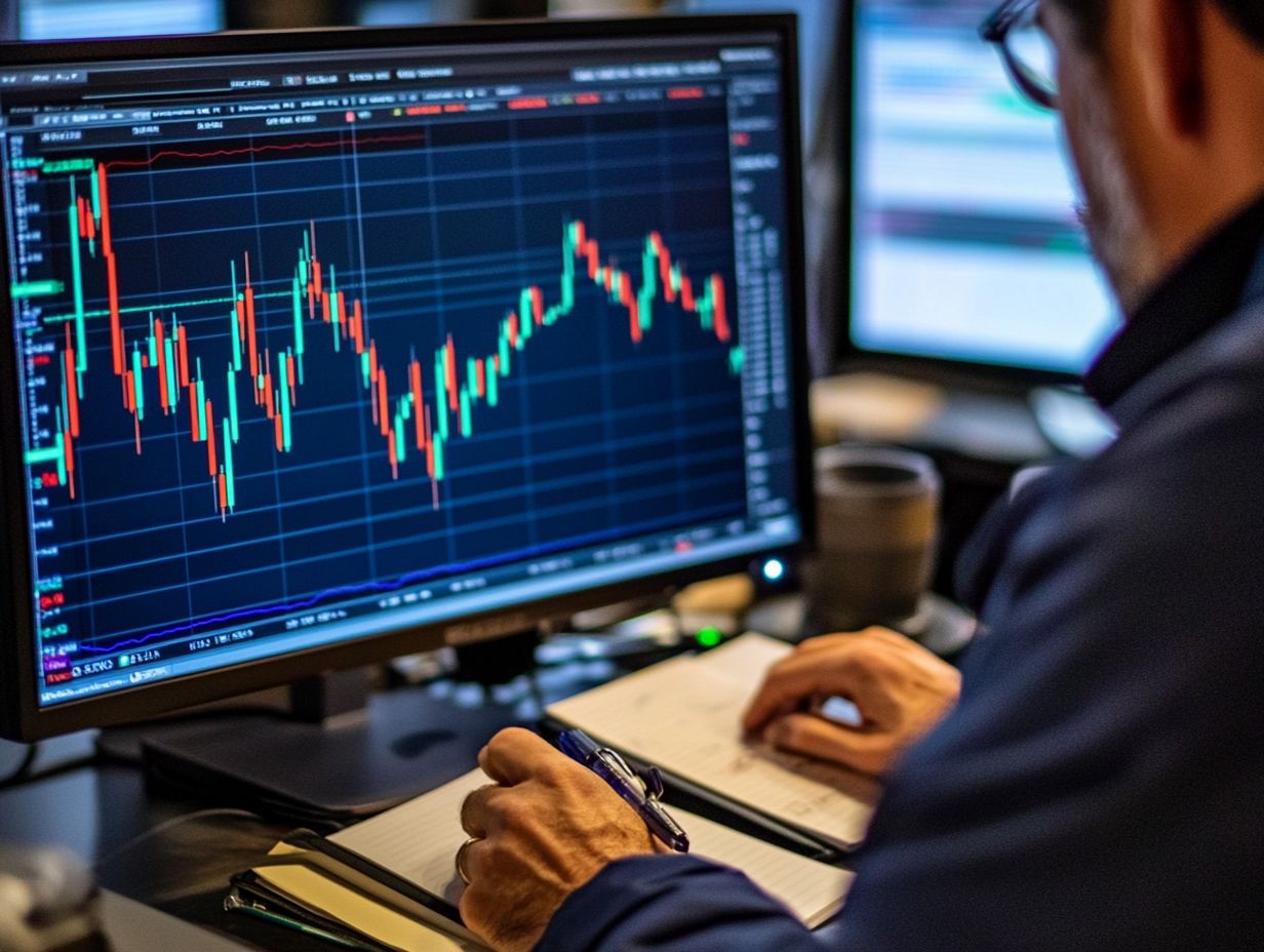 Visual representation of Fibonacci Retracement in trading strategies