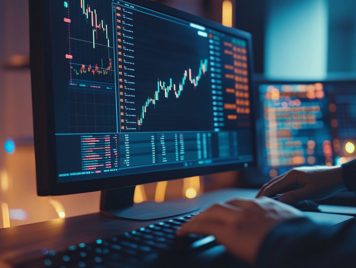 Illustration showing the use of technical analysis in options trading