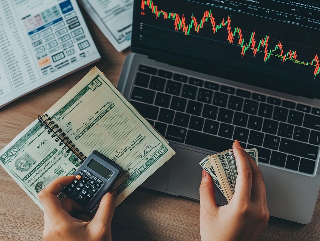 Illustration explaining stock dividends