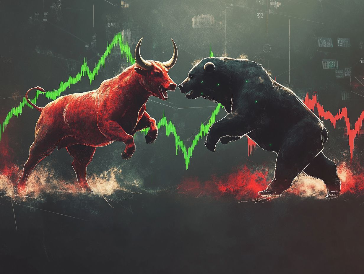 Graph showing key indicators of bull markets