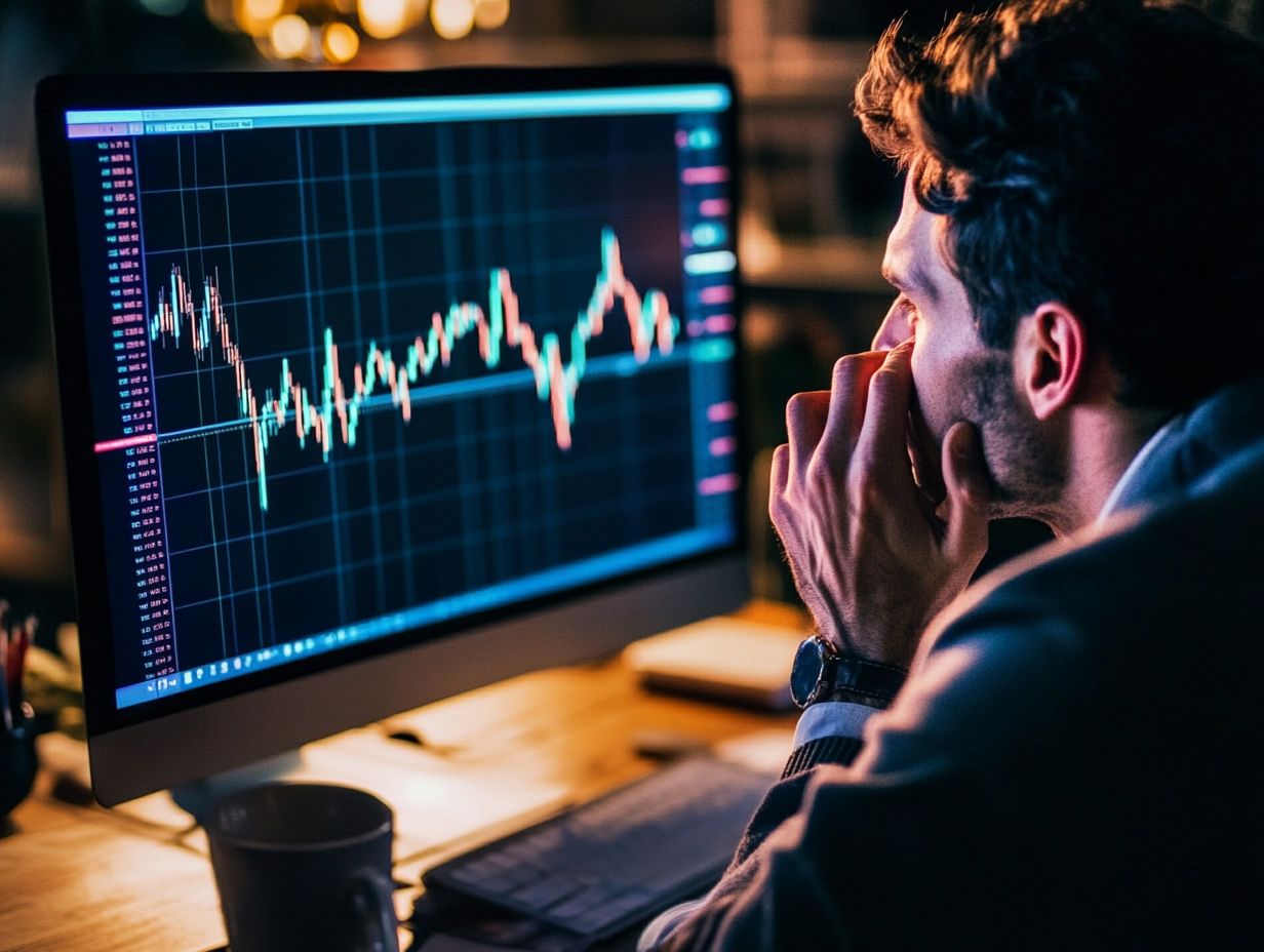 Illustration explaining the concept of short selling in trading.