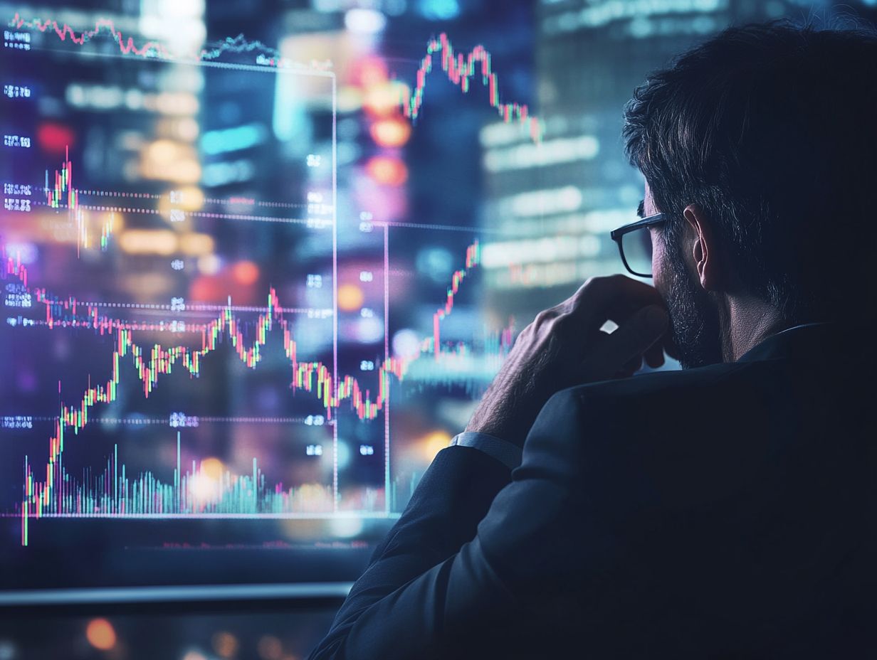 Visual representation of the process and mechanics of short selling