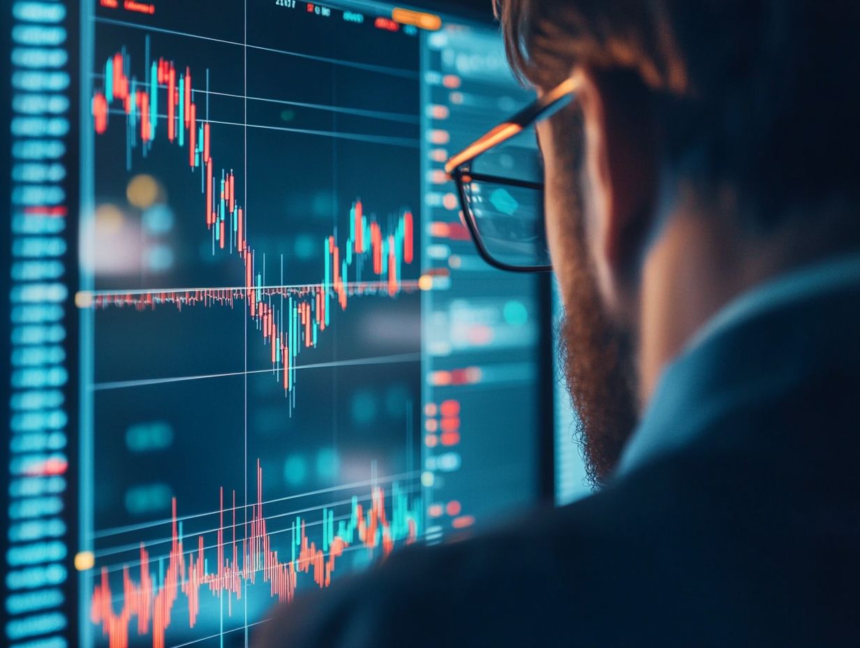 Illustration depicting the impact of trends and patterns in technical analysis